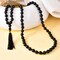 LOVENSPIRE 108 Mala Beads Natural Healing Crystal Gemstones Yoga Meditation Necklace Japa Prayer Mala Beaded Tassel Buddhist Tibetan Hand Knotted Reiki Chakra Stone Women Men Jewelry